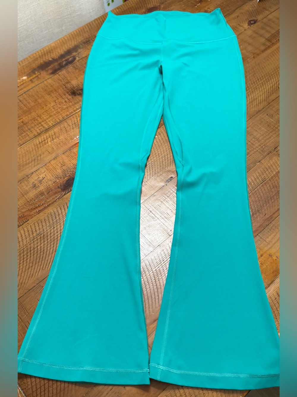 lululemon athletica Teal Flared Yoga Pants